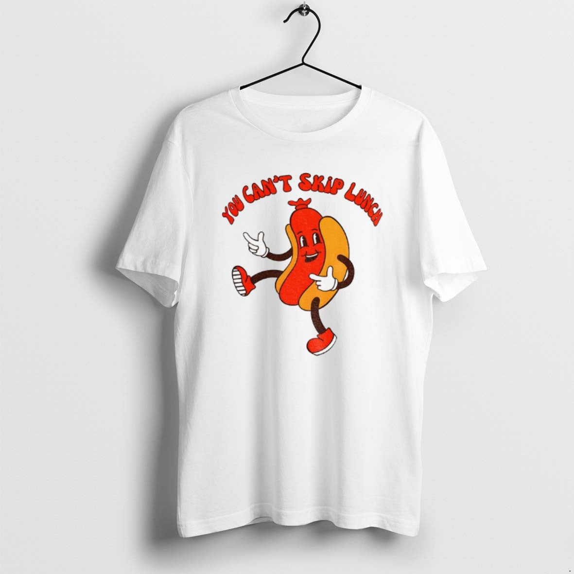 Official Hot Dog You Cant Skip Lunch Vintage