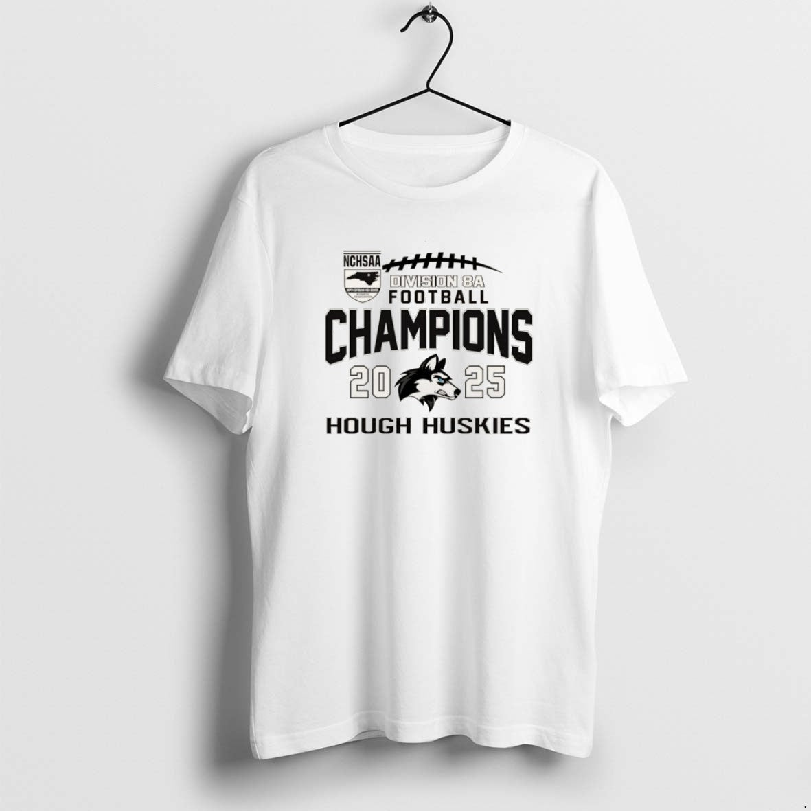 Official Hough Huskies 2025 Nchsaa Division 8a Football Champions Christmas