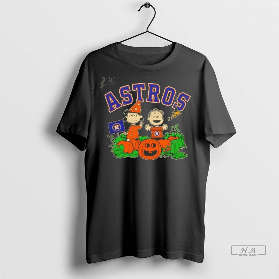 Official Houston Astros Peanuts Halloween Great Pumpkin Tee Tshirts Sweater