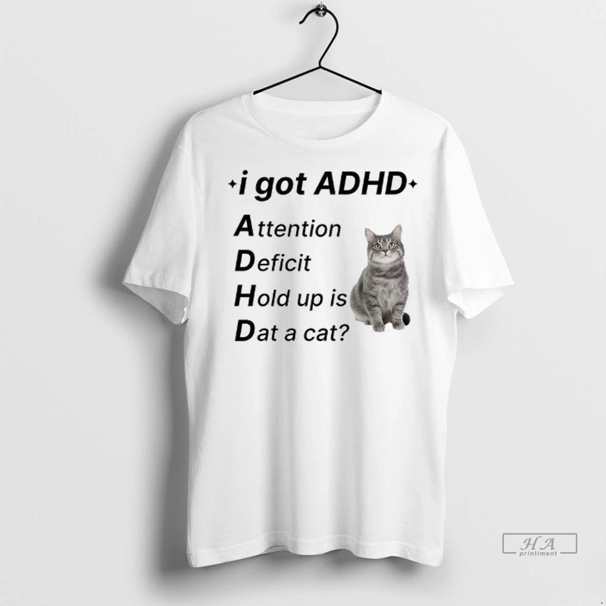 Official I Got Adhd Cat Tshirts Sweater