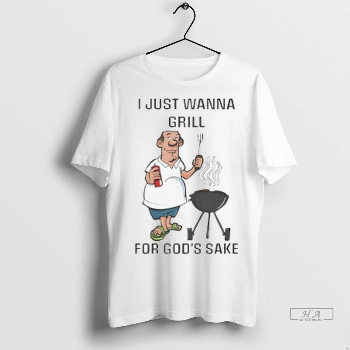 Official I Just Wanna Grillfor Gods Sake Ladies Tshirts Sweater