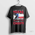 Official I May Live In Texas But On Game Day My Heart And Soul Belong