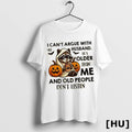 Official I Cant Argue With My Husband Hes Older Than Me Raccoon Pumpkin Halloween