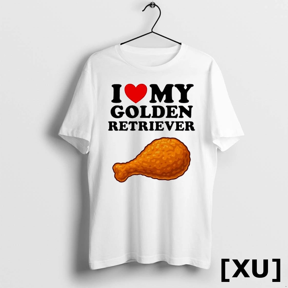 Official I Love My Golden Retriever Chicken Drumstick Tshirts Sweater