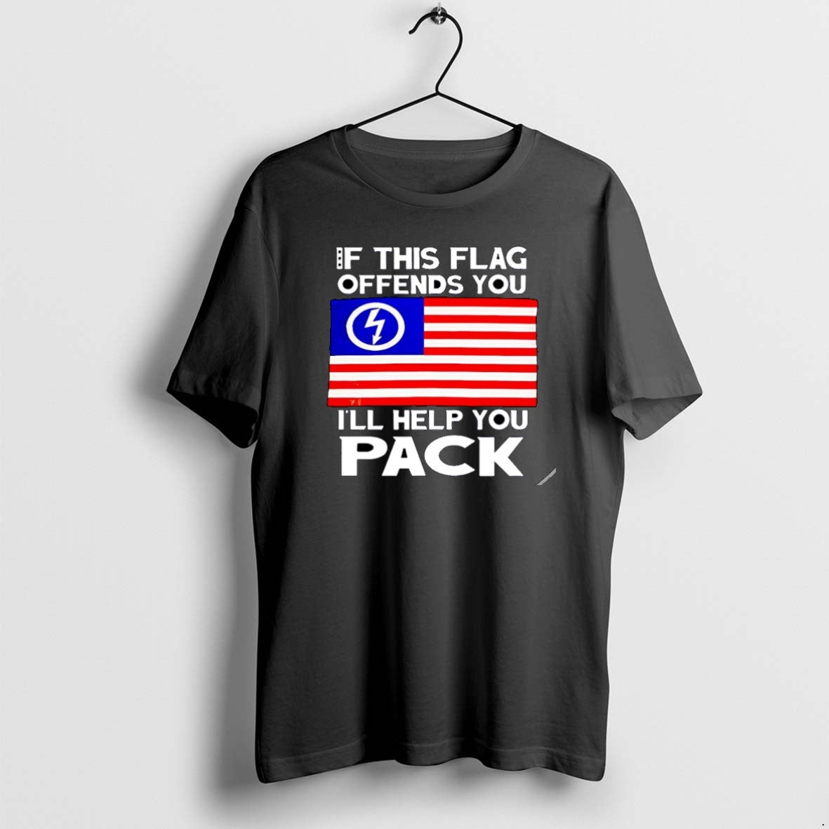 Official If This Flag Offends You Ill Help You Pack Christmas