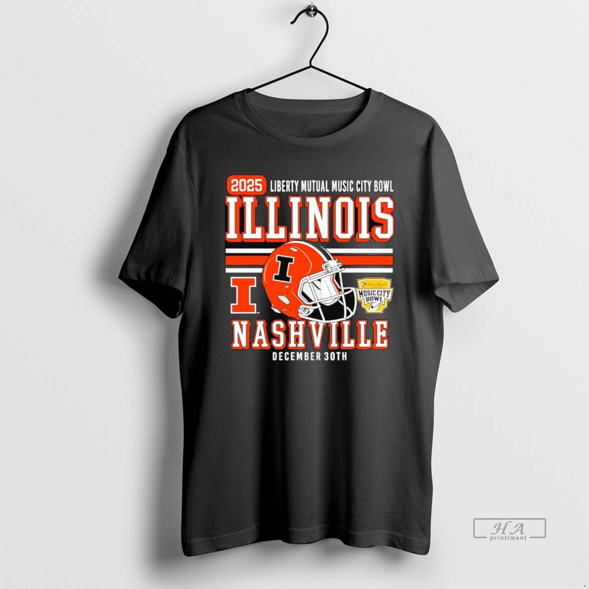 Official Illinois Fighting Illini 2025 Liberty Mutual Music City Bowl Nashville