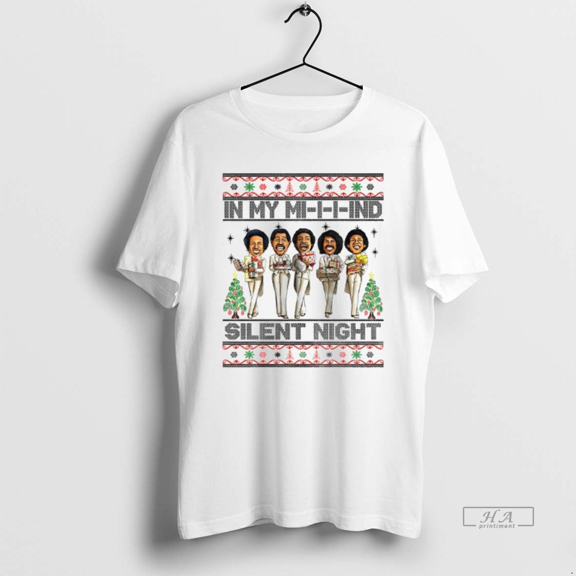 Official In My Mind Silent Night African American Merry Christmas