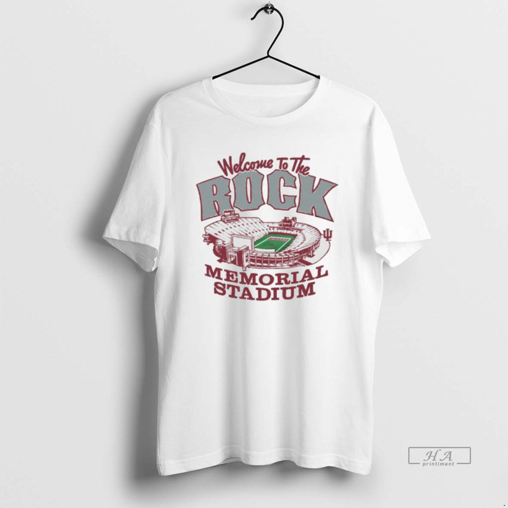 Official Indiana University Welcome To The Rock Memorial Stadium