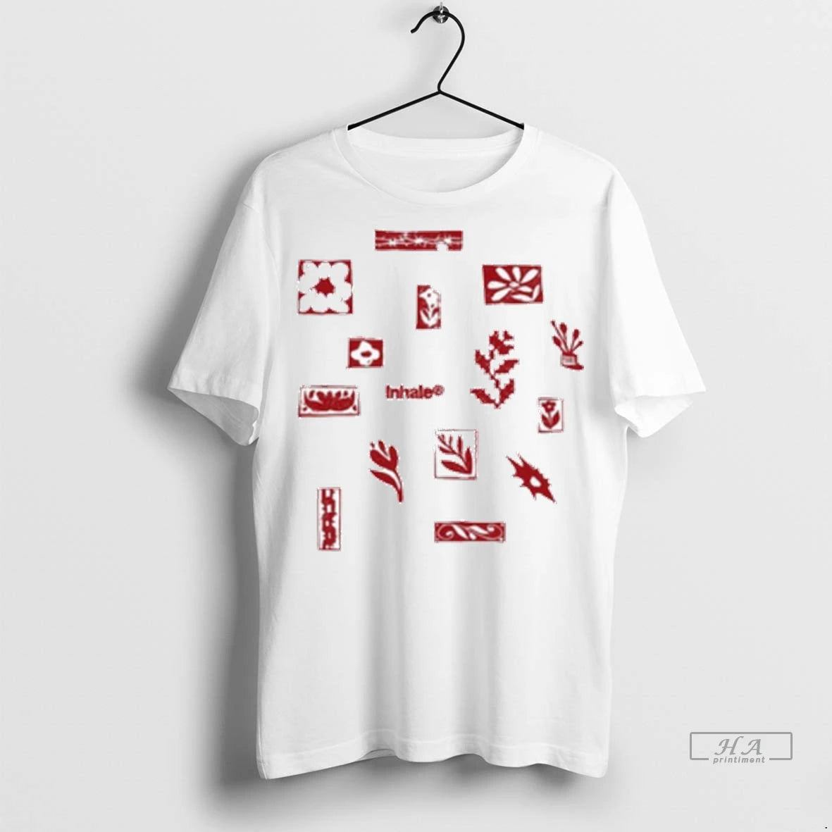 Official Inhaler Tatreez Flowers Palestine Charity Tshirts Sweater