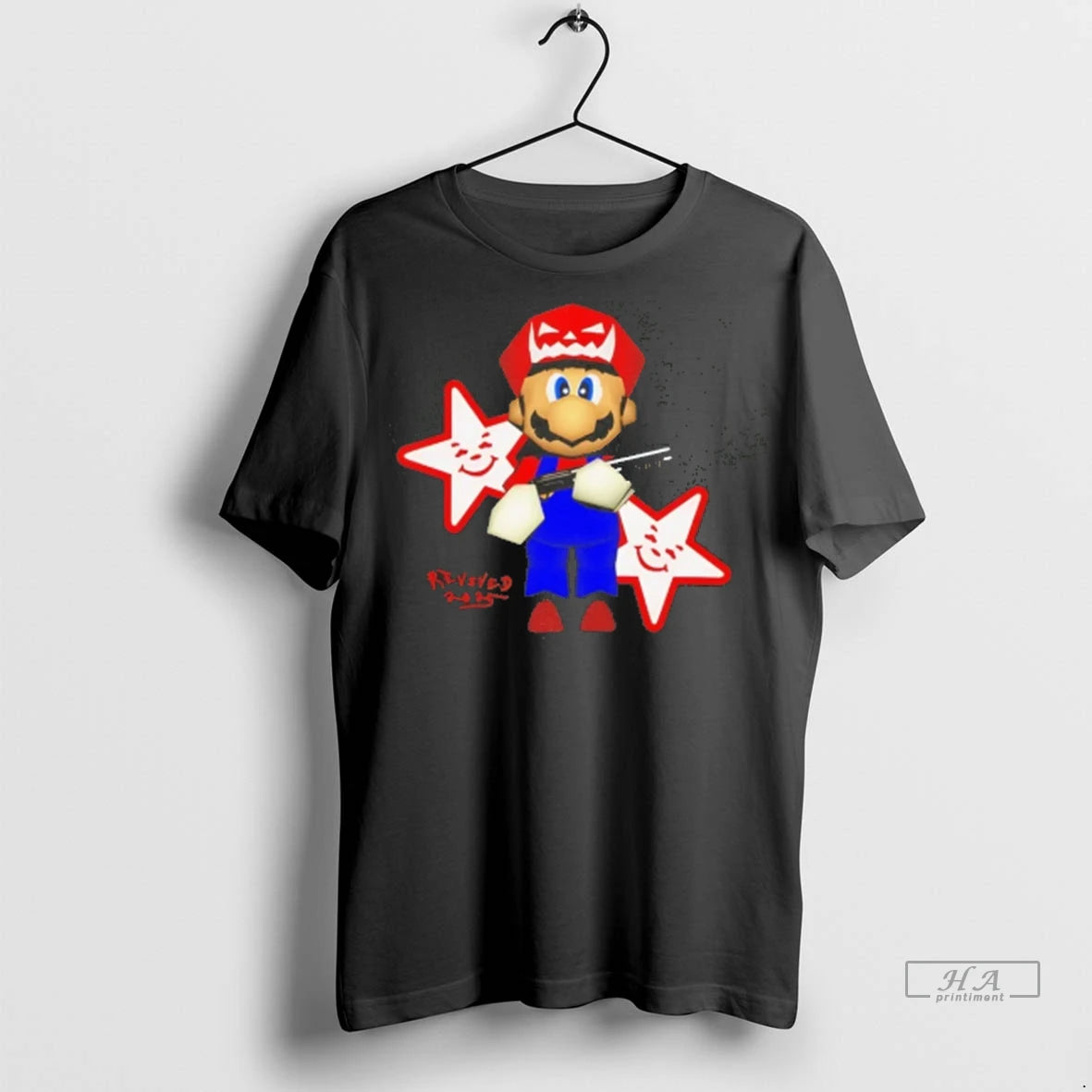 Official Italian Plumber Maria Gun Cartoon Tee Tshirts Sweater