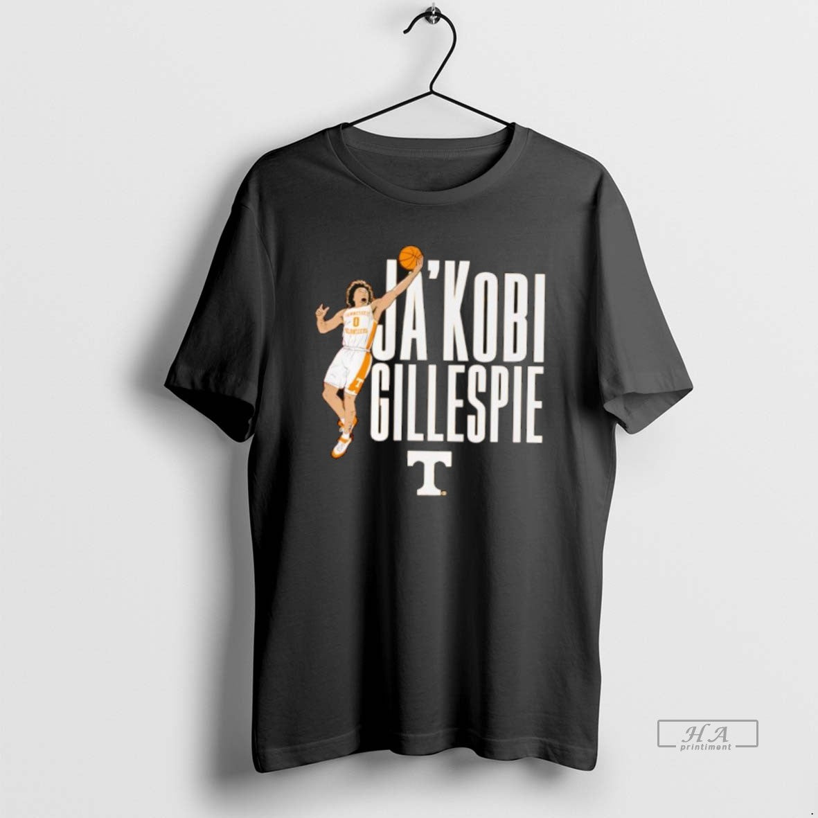 Official Jakobi Gillespie Name Pose Tennessee Basketball Stylish