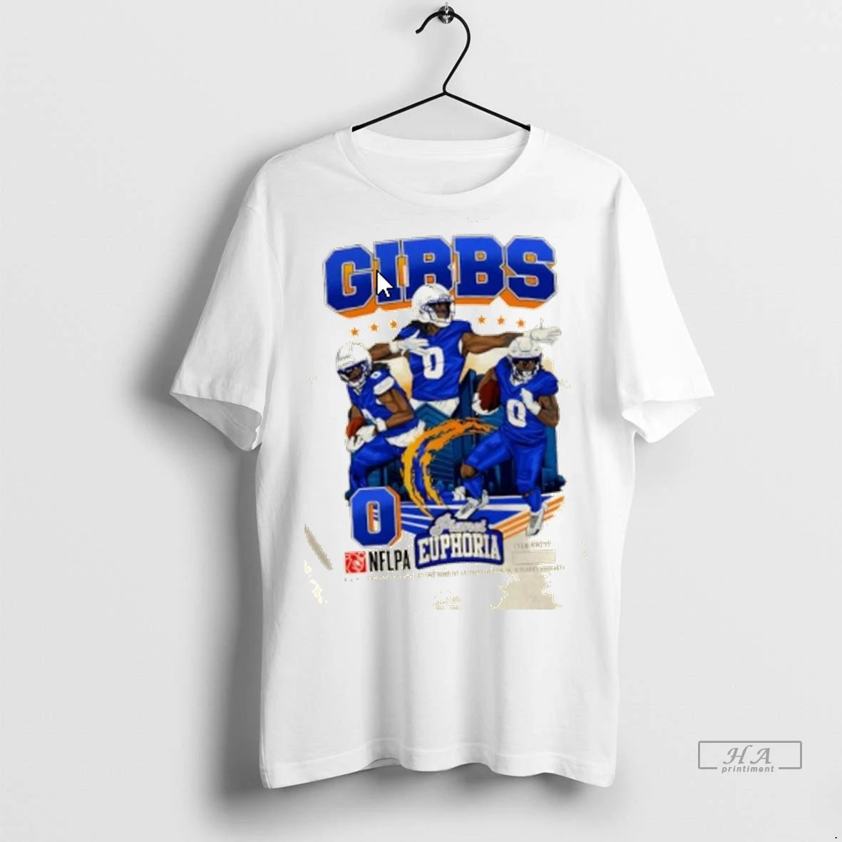 Official Jahmyr Gibbs Detroit Lions Number 0 Graphic Tshirts Sweater