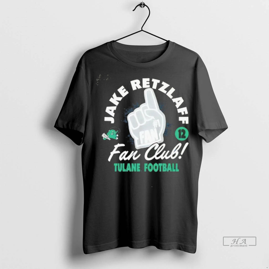 Official Jake Retzlaff Fan Club Tulane Green Wave Tee Tshirts Sweater