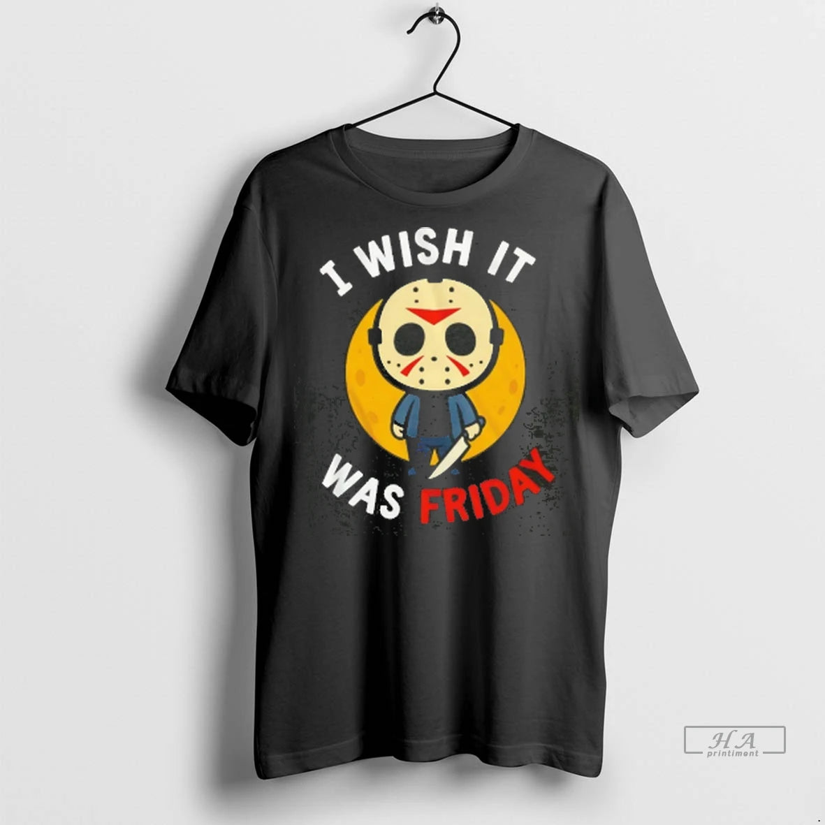 Official Jason Voorhees I Wish It Was Friday Halloween Tee Tshirts Sweater