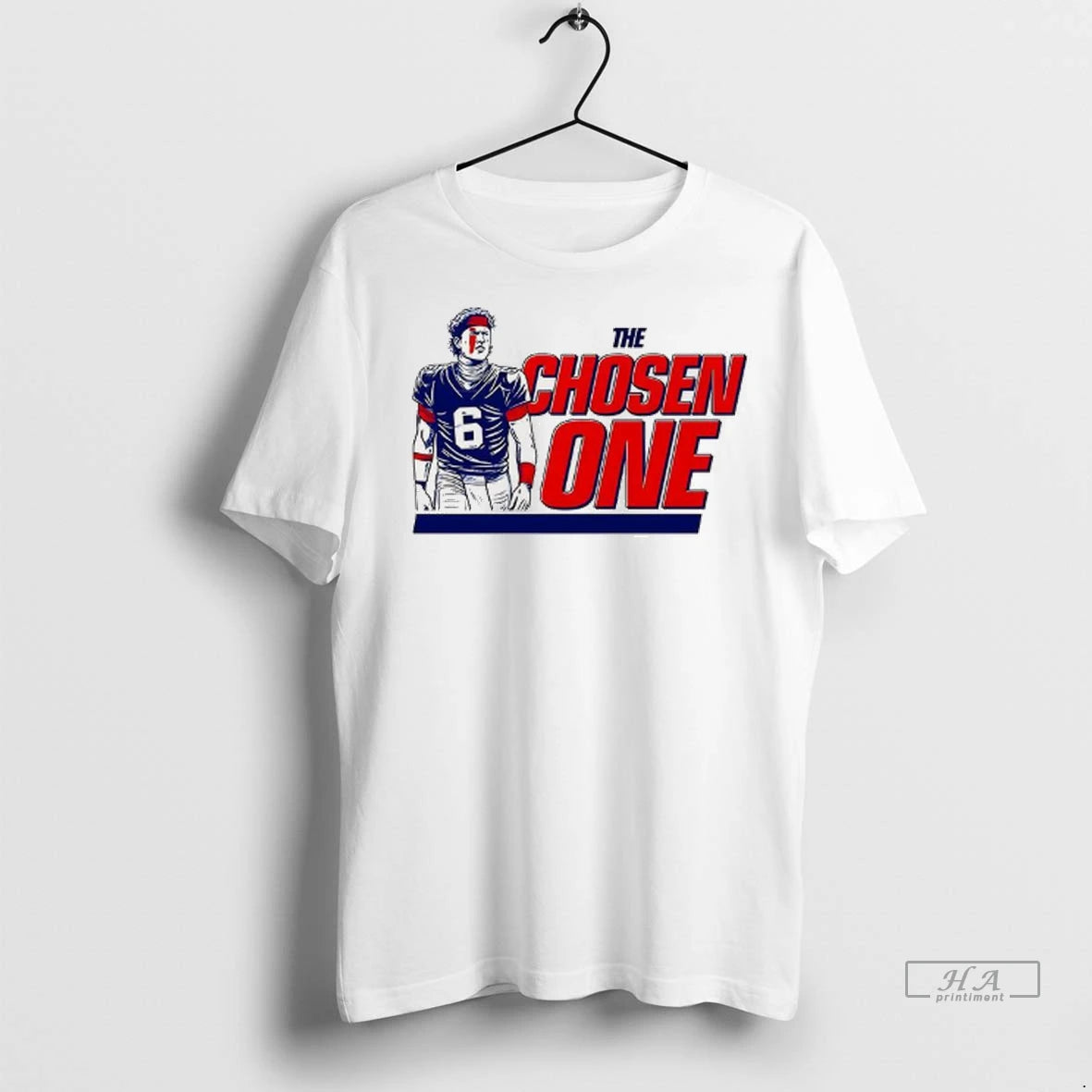 Official Jaxson Dart New York Giants The Chosen One Graphic Tshirts Sweater