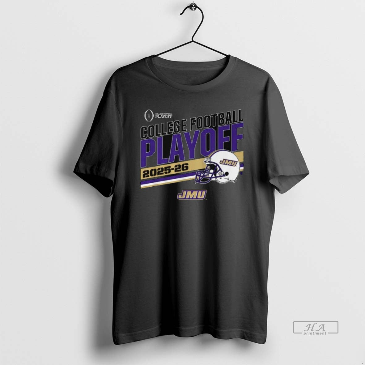Official Jmu Football 2025 Cfp Stripe Long Sleve