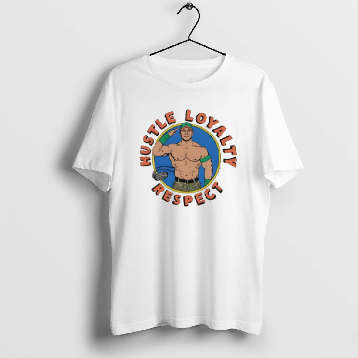 Official John Cena Hustle Loyalty Respect Caricature