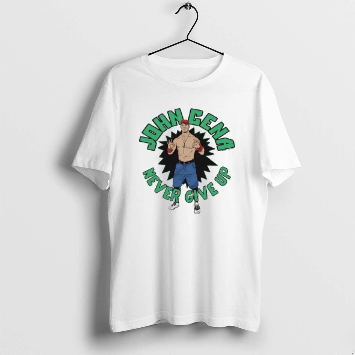 Official John Cena Never Give Up Caricature