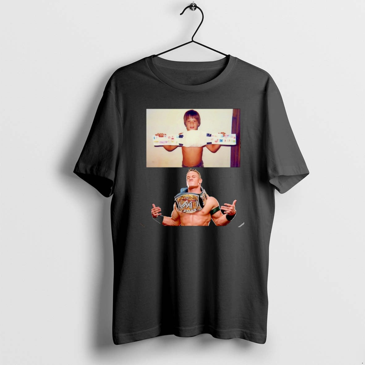Official John Cena As A Child And Now Christmas