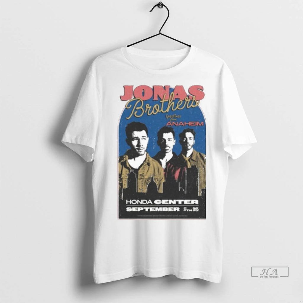 Official Jonas Brothers Sept 27 2025 Honda Center Anaheim Ca Tshirts Sweater