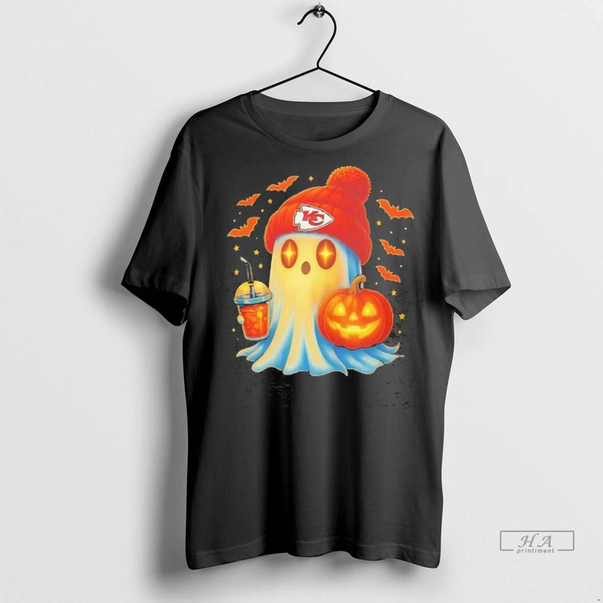 Official Kansas City Chiefs Ghost Spooky Season 2025 Halloween Tee Tshirts Sweater