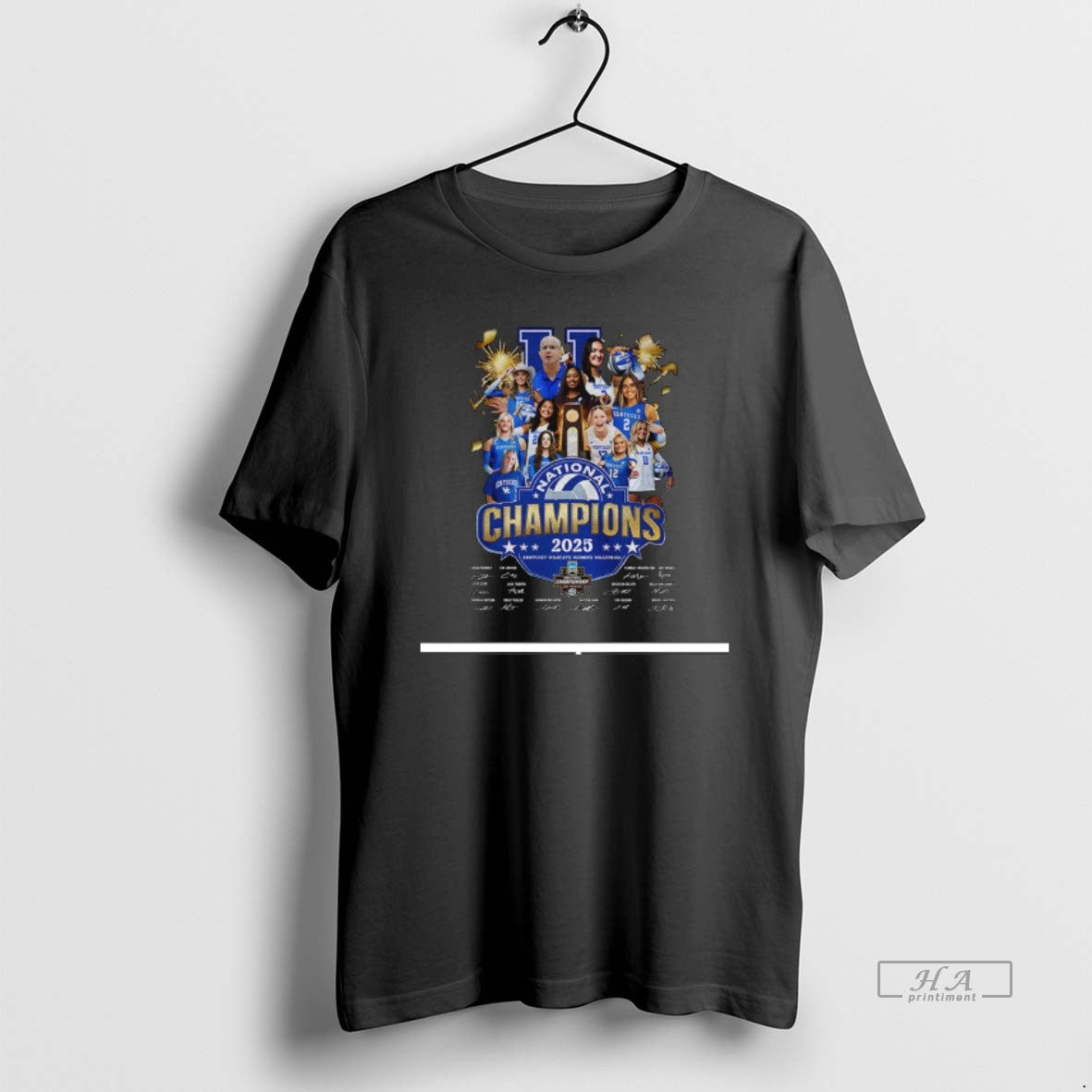 Official Kentucky Wildcats Volleyball 2025 National Champions Signatures