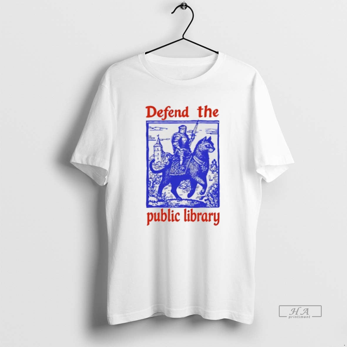 Official Knight Cat Defend The Public Library