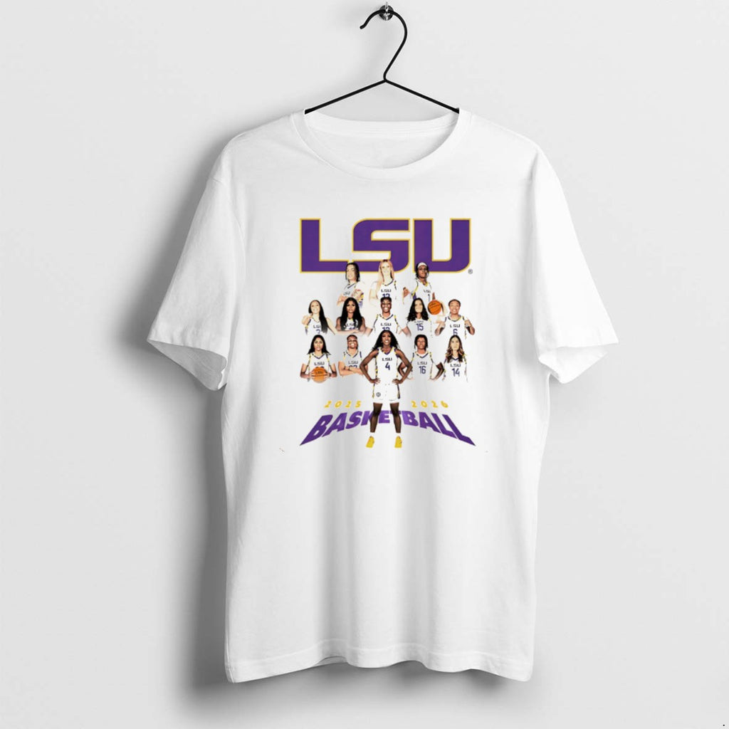 Official Lsu Womens Basketball 2025 2026 Team Collage Christmas