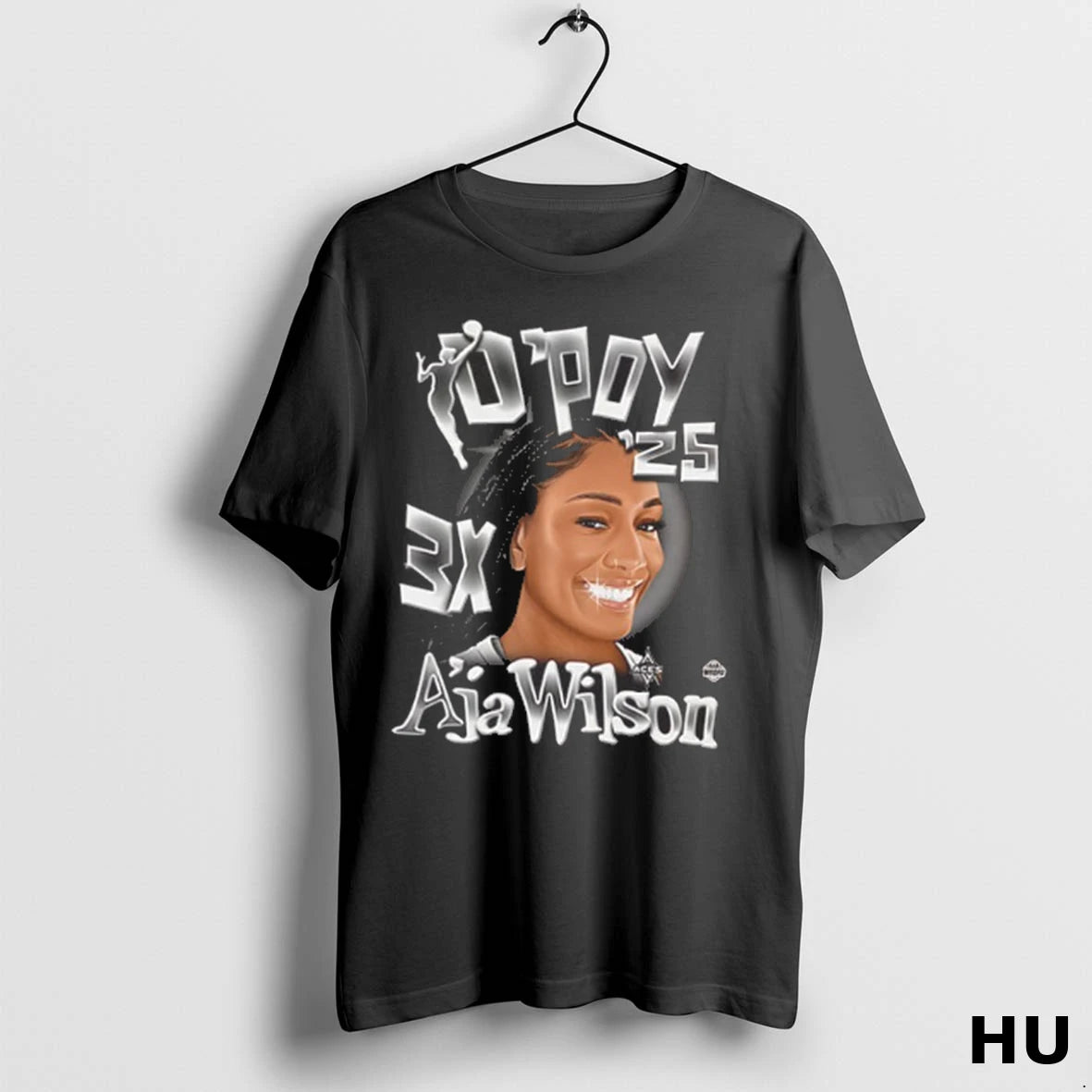 Official Las Vegas Aces Aja Wilson 25 3x Dpoy And 4x Mvp 2 Sided