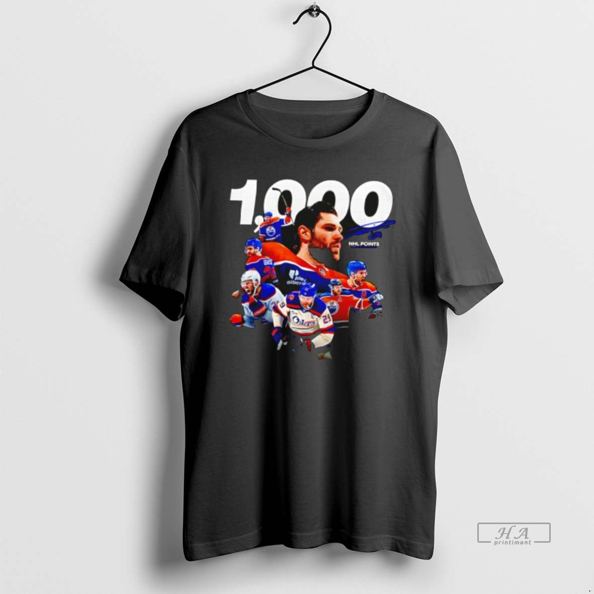 Official Leon Draisaitl Edmonton Oilers 1000 Career Nhl Points Limited Edition