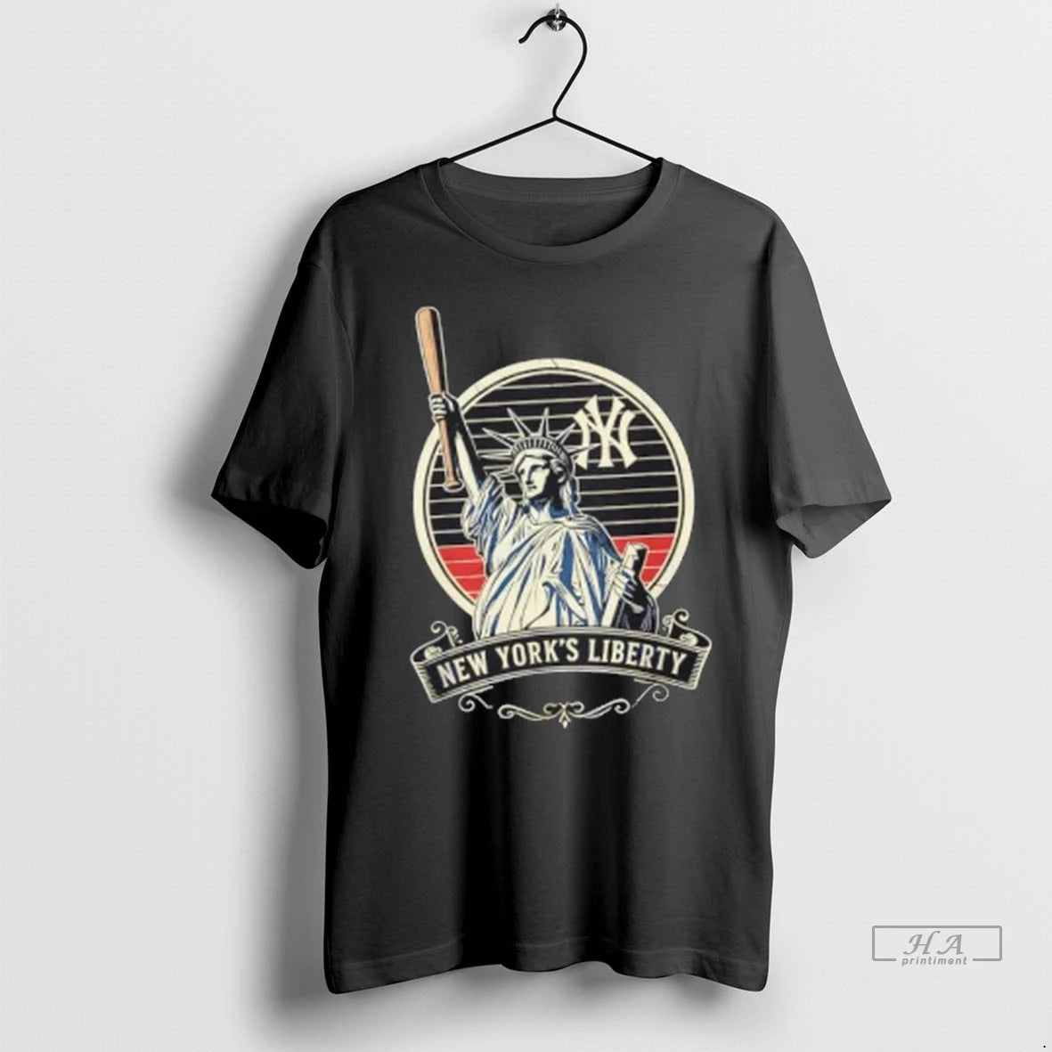 Official Liberty Of Statue X New York Yankees Baseball Retro Tshirts Sweater