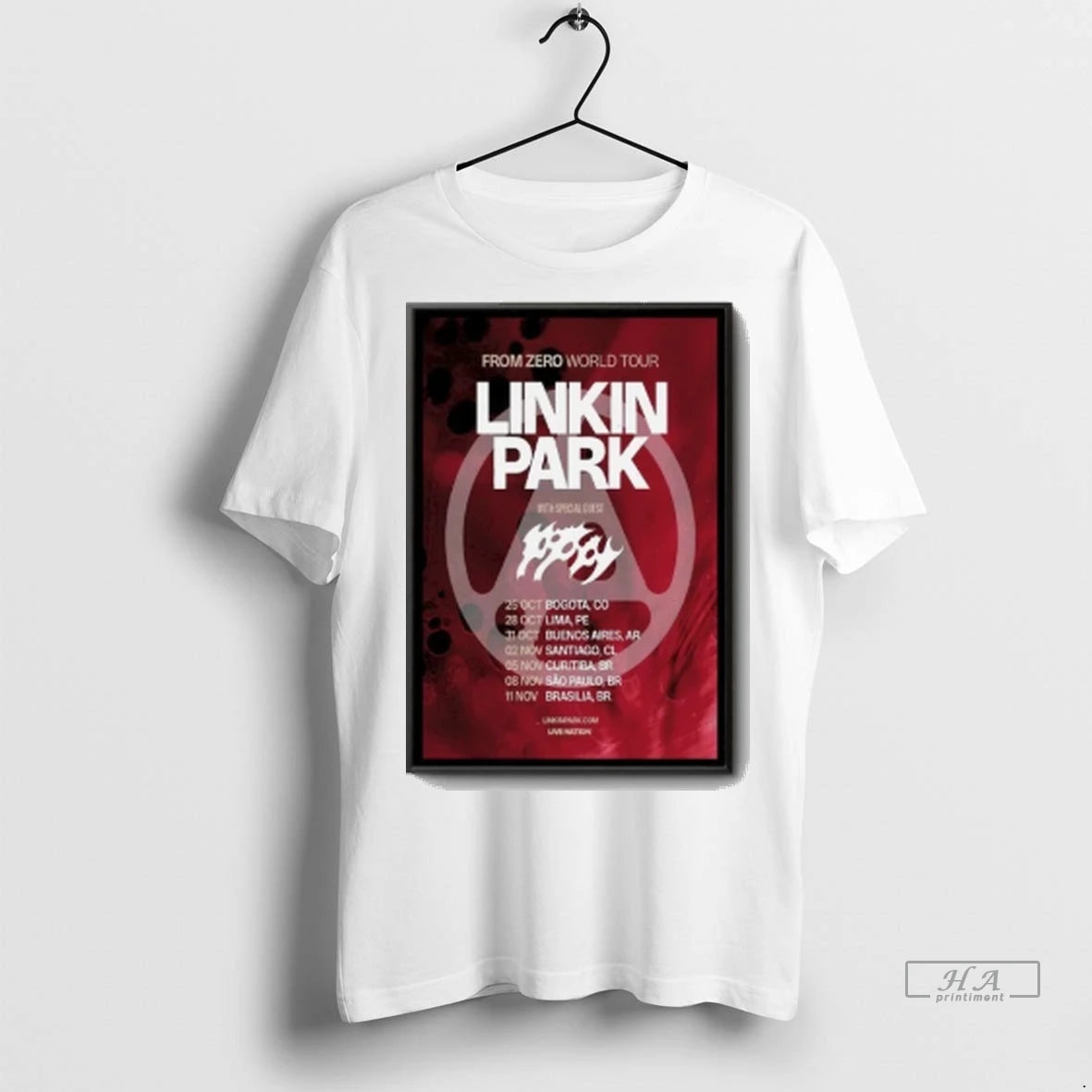 Official Linkin Park From Zero Tour 2025 Tshirts Sweater