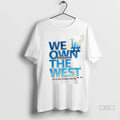 Official Los Angeles Dodgers 2025 Nl West Division Champions We Own The West Tshirts Sweater