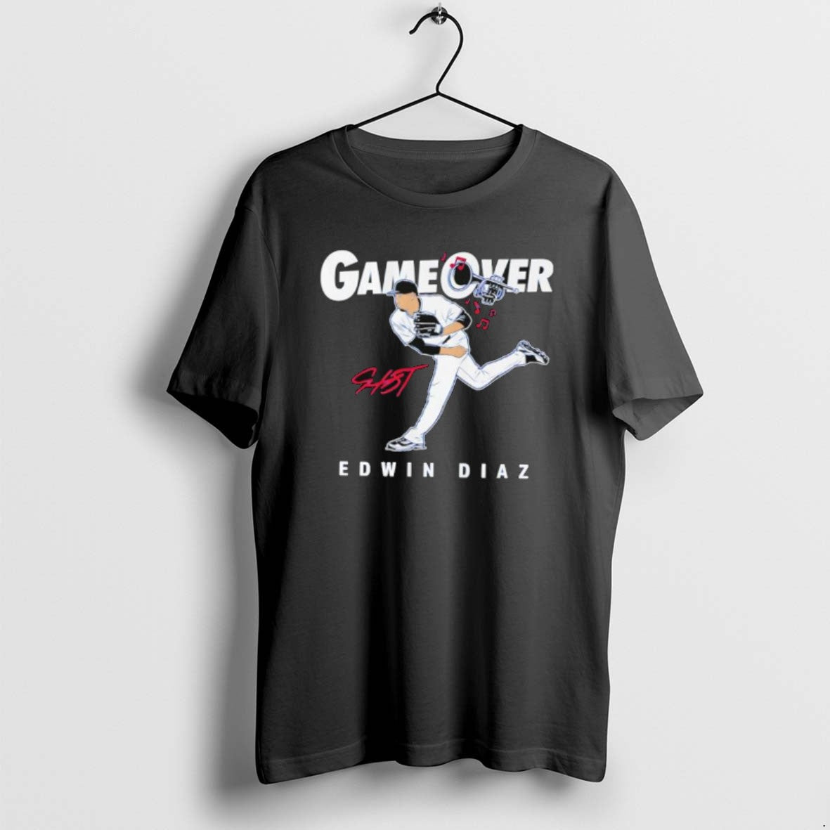 Official Los Angeles Dodgers Edwin Diaz Game Over Signature