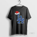 Official Los Angeles Dodgers Santa Hat Christmas Lights Mlb Baseball 2025