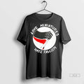 Official Love Miniatures Hate Fascism Tee Tshirts Sweater