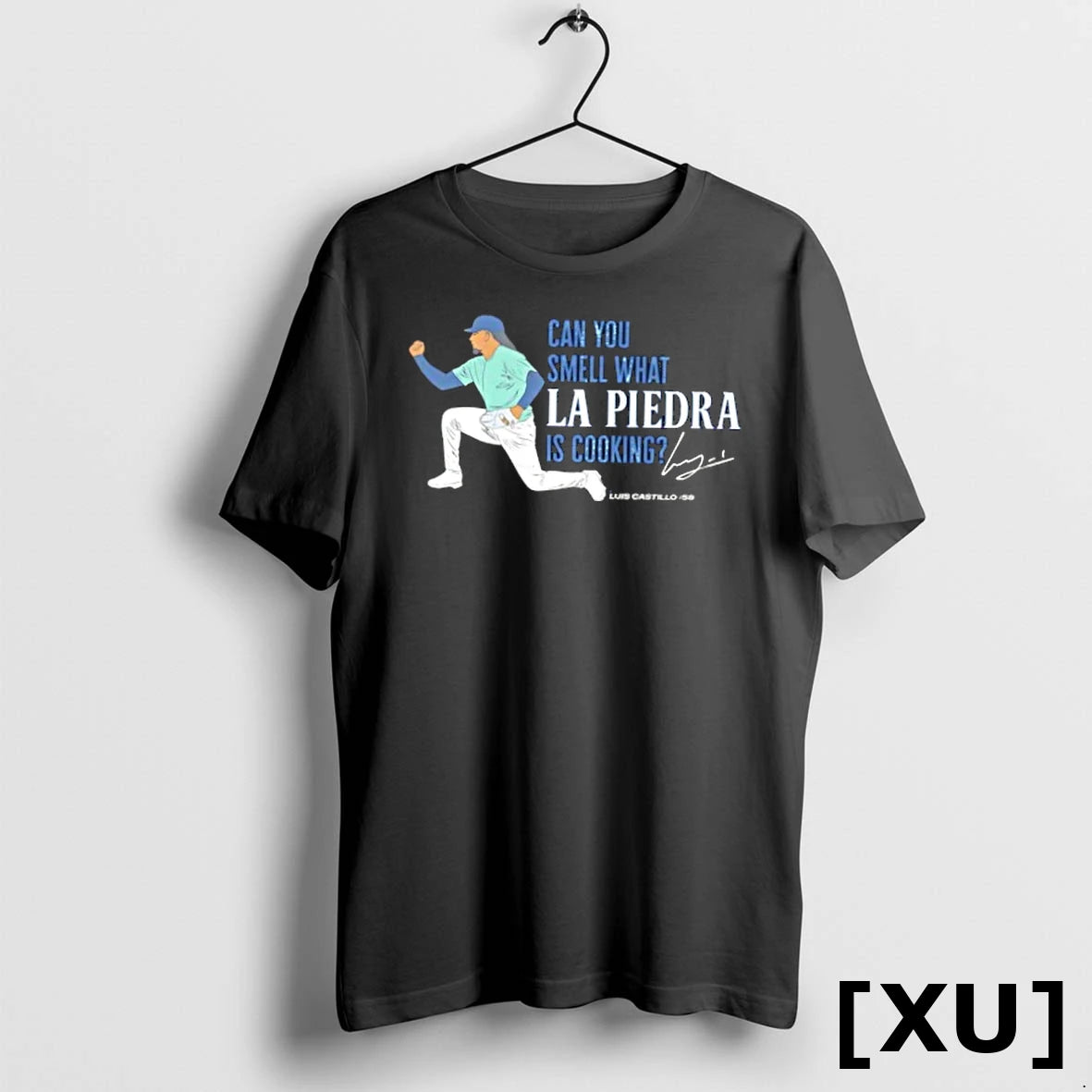 Official Luis Castillo Seattle Mariners Can You Smell What La Piedra Is Cooking Tshirts Sweater