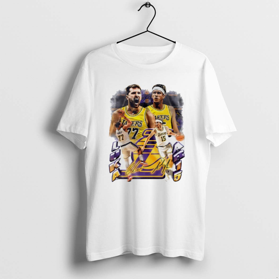 Official Luka Doncic And Austin Reaves Los Angeles Lakers Nba Player Signatures