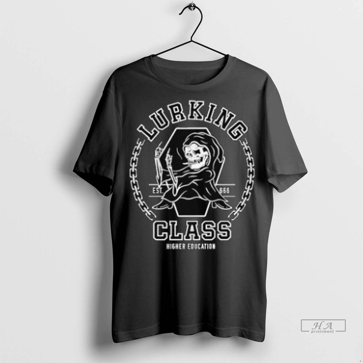 Official Lurking Class Higher Education Est 666 Long Sleve Tshirts Sweater