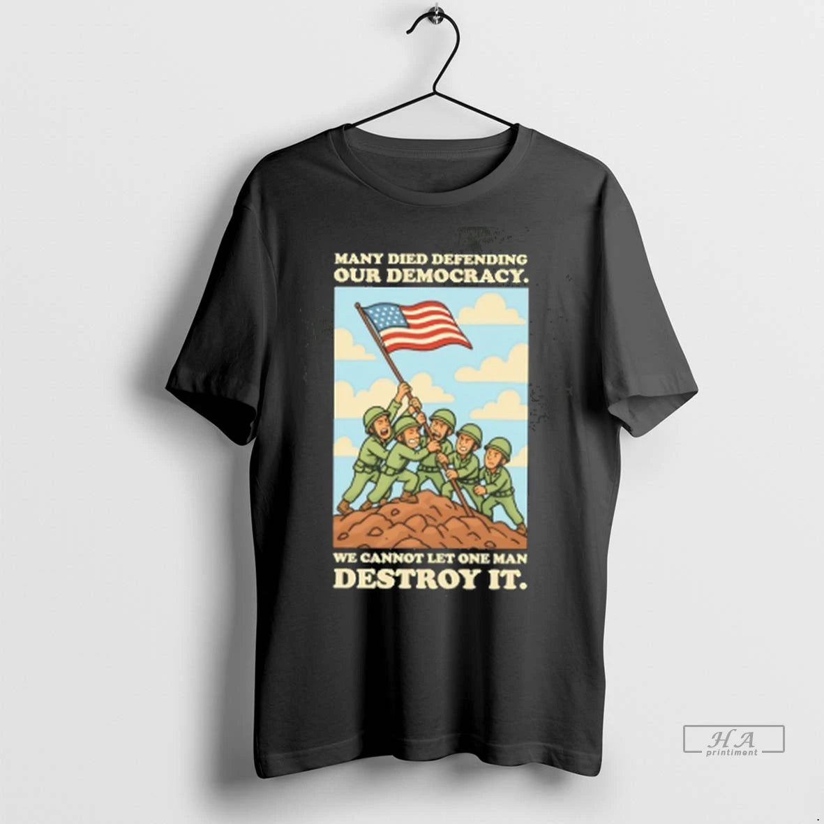 Official Many Died Defending We Cannot Let One Man Destroy It Tee Tshirts Sweater
