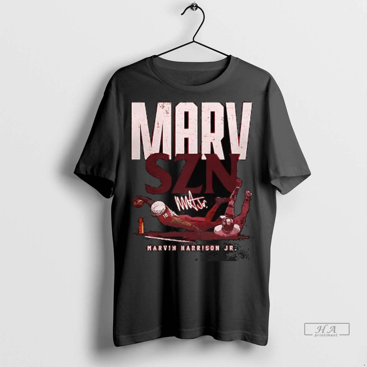 Official Marvin Harrison Jr Arizona Cardinals Football Marc Szn Signature Tshirts Sweater