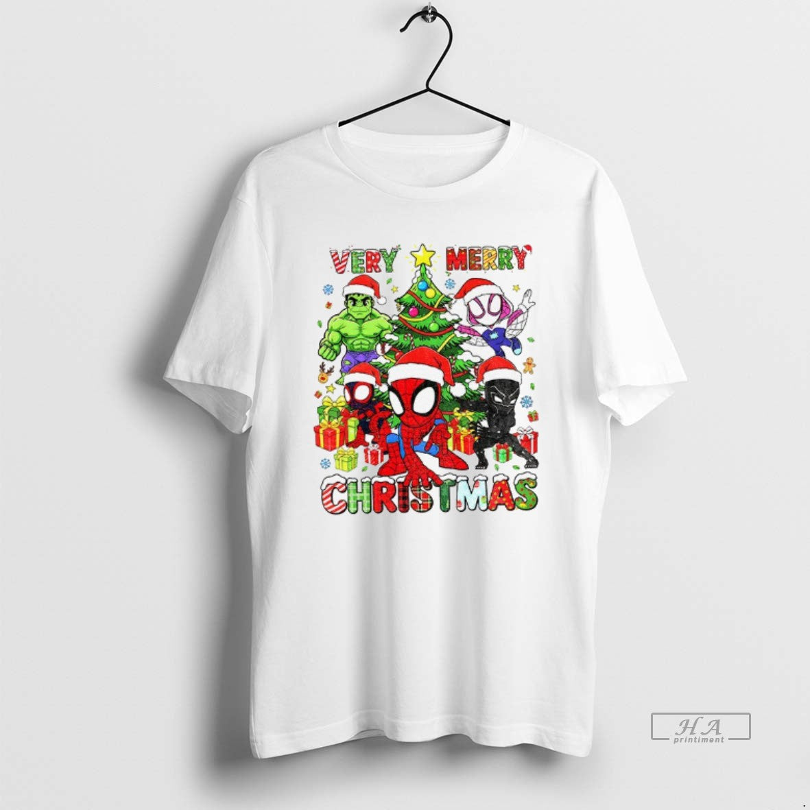 Official Mavel Very Merry Christmas Spidey And His Amazing Friends The Avengers