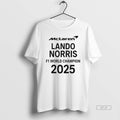 Official Mclaren Lando Norris F1 World Champion 2025