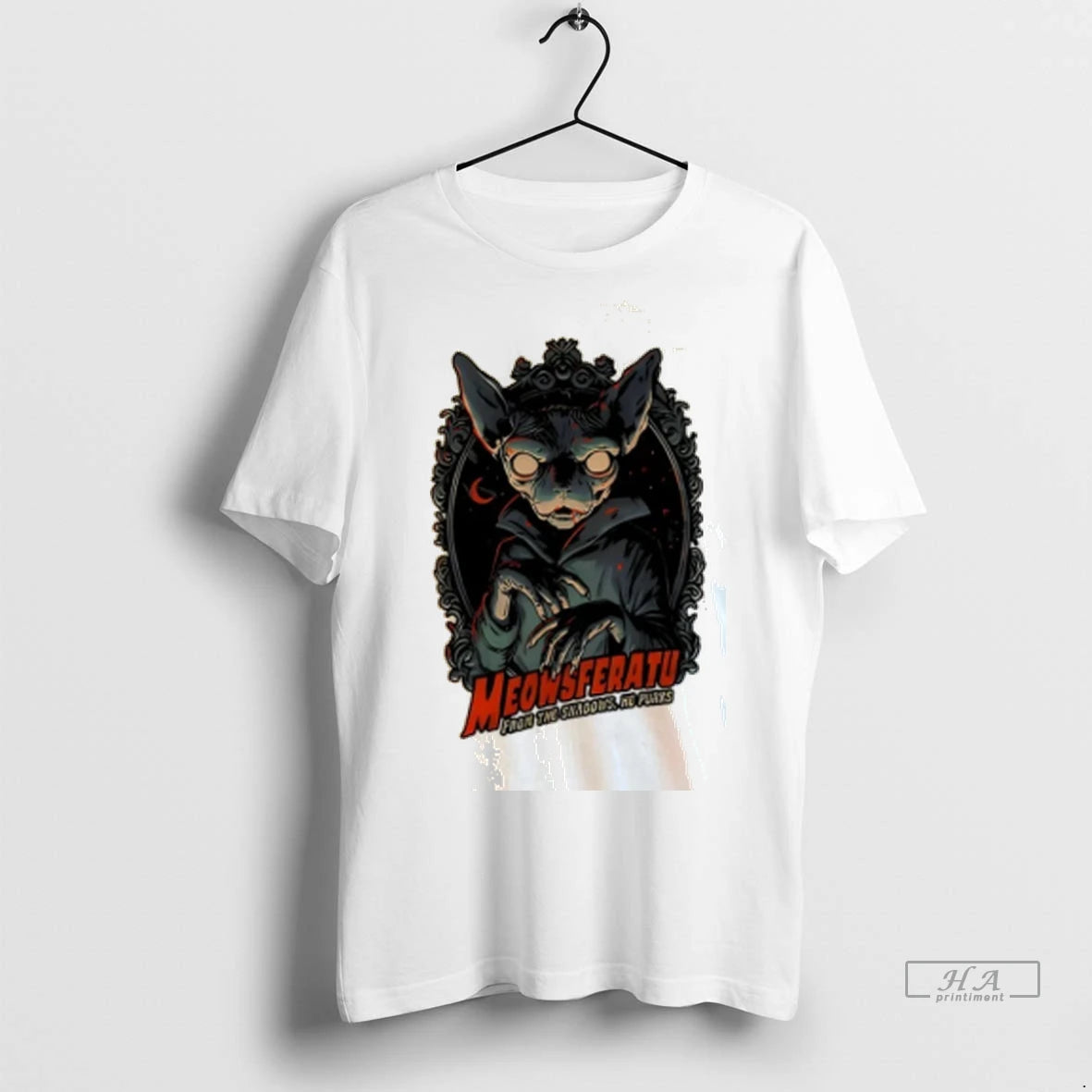 Official Meowsferatu From The Shadows He Purrs Tshirts Sweater