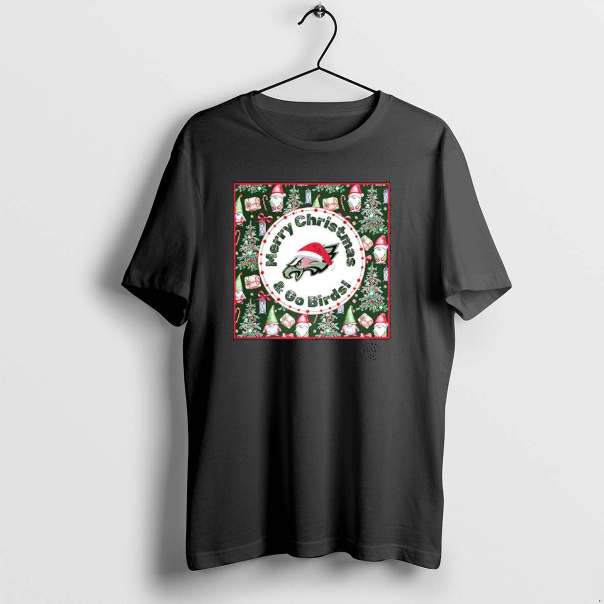 Official Merry Christmas And Go Birds Logo
