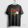Official Miami Huricanes 2025 2026 College Football Playoff Stripe Helmet