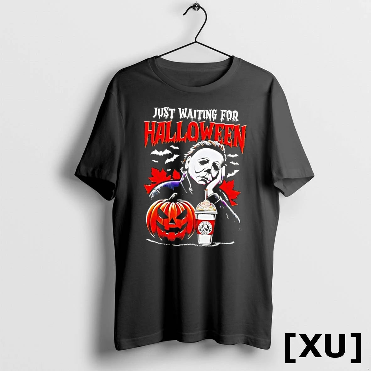 Official Michael Myers Just Waiting For Halloween Tshirts Sweater