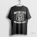 Official Michigan State Spartans Go Green 313 Motor City Logo Tee Tshirts Sweater