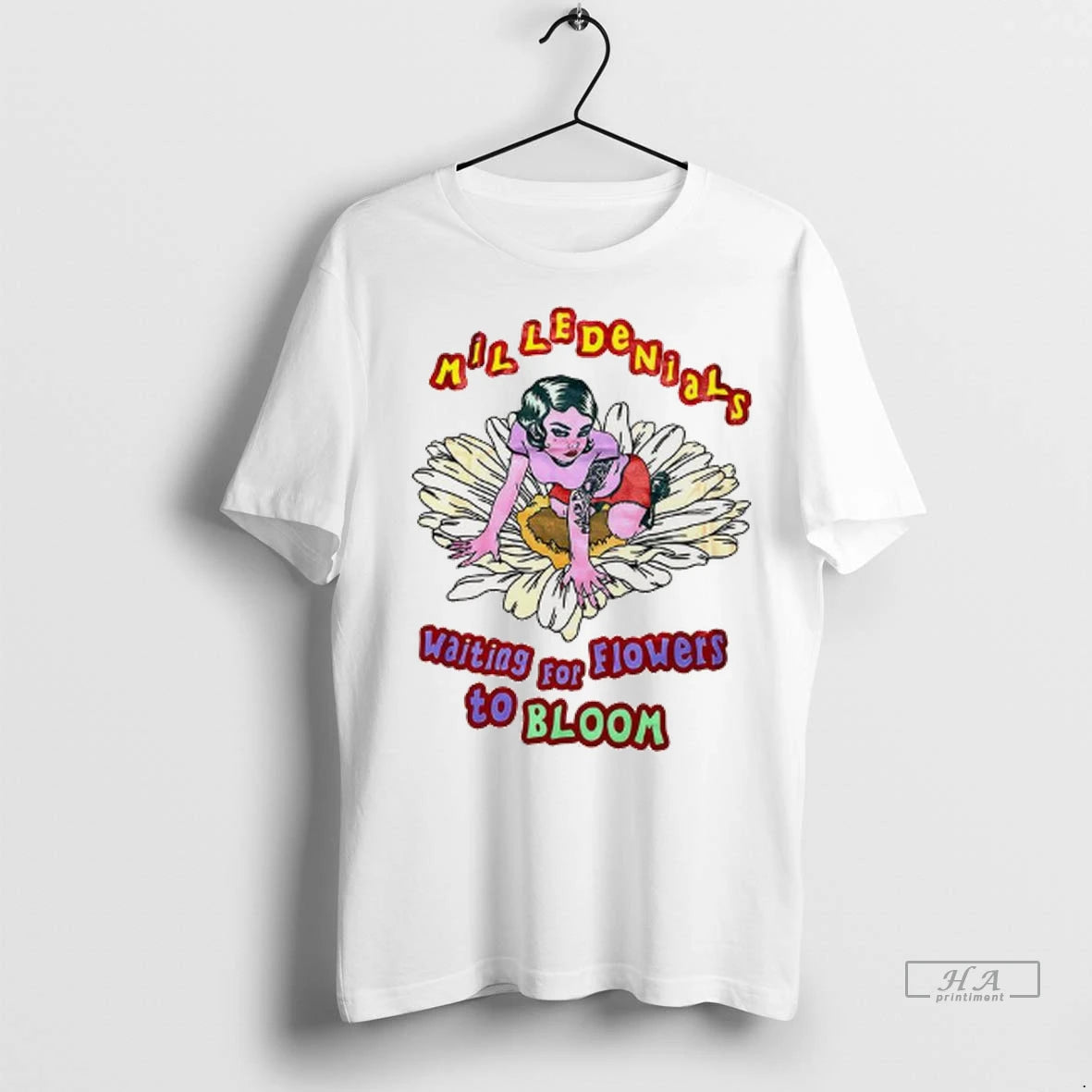 Official Milledenials Waiting For Flowers To Bloom Tshirts Sweater