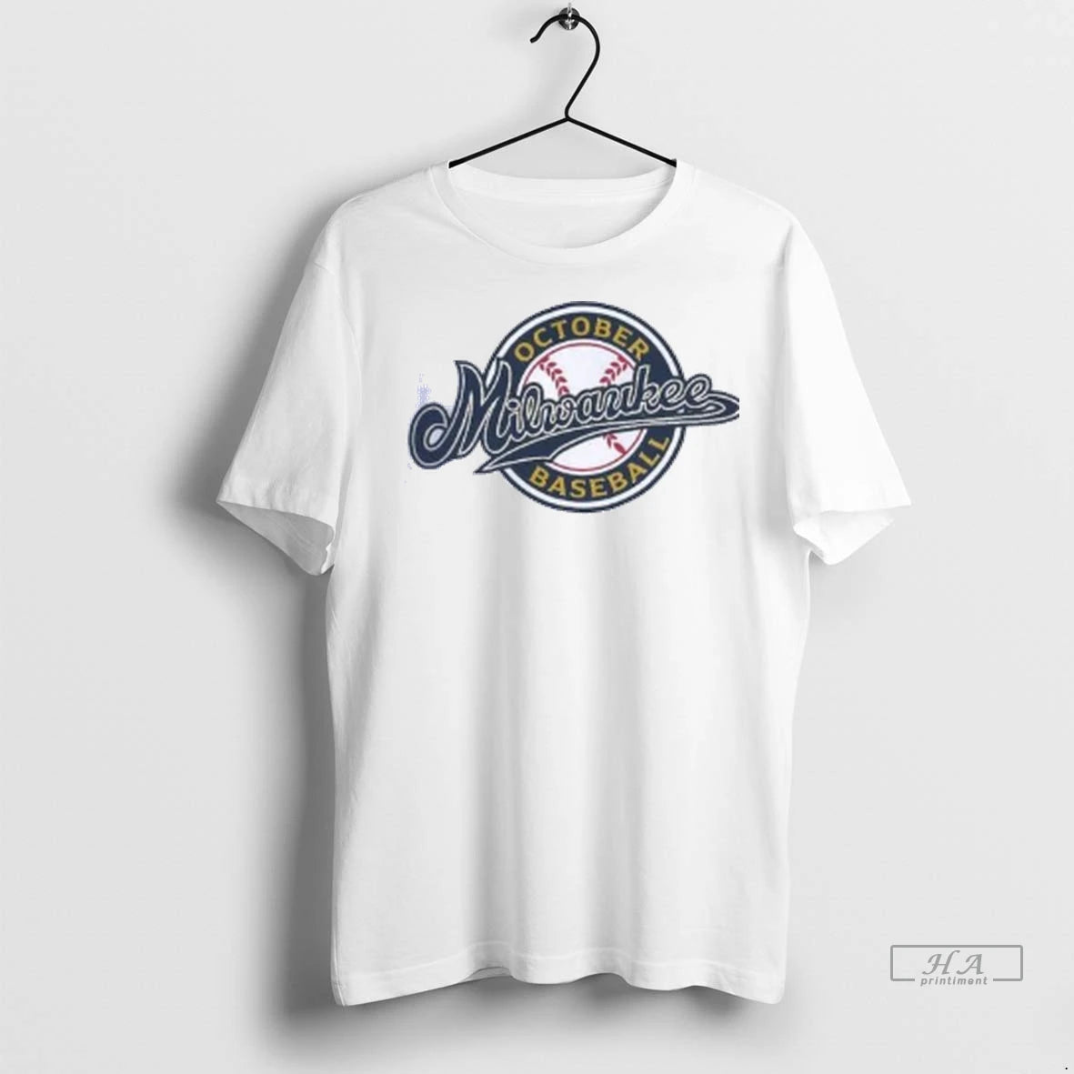 Official Milwaukee October Baseball Logo Tshirts Sweater